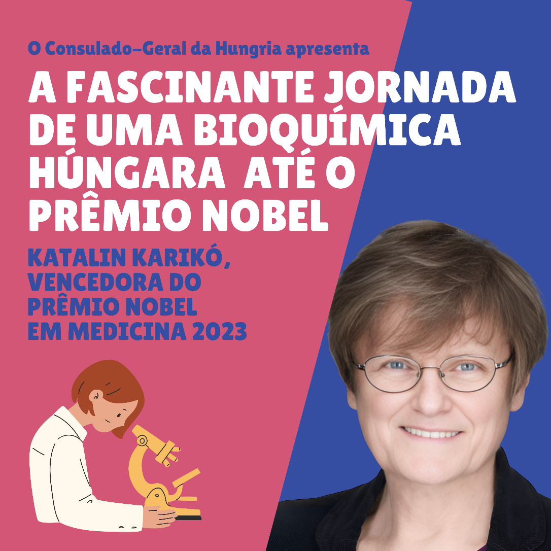 Exposição sobre Katalin Karikó na 21ª SNCT na Fiocruz