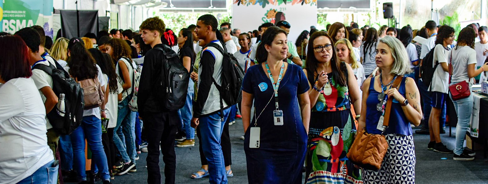Segundo dia de atividades no campus Fiocruz Manguinhos